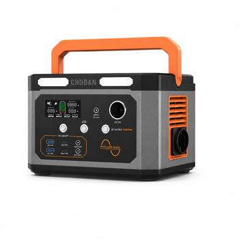 500W Portable Power Station 299Wh 99999mAh Lithium Battery UPS Function LED Light Outdoor Solar Generator Emergency Backup Power